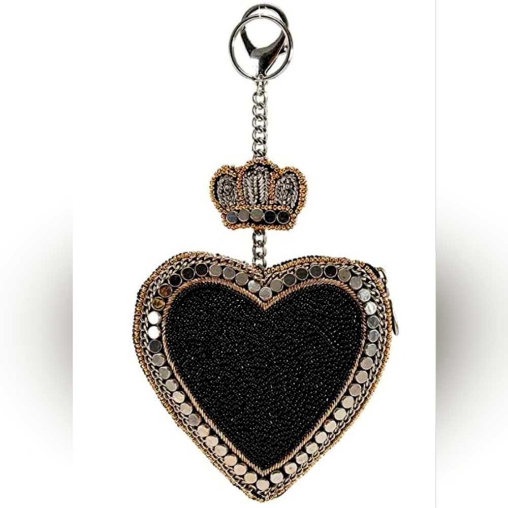 Mary Frances "All Heart" Coin purse key fob